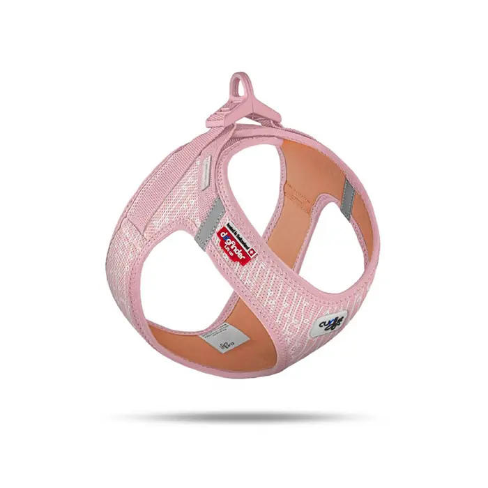 Curli Vest Harness Air-Mesh Fondant Köpek Göğüs Tasması Pembe XLarge