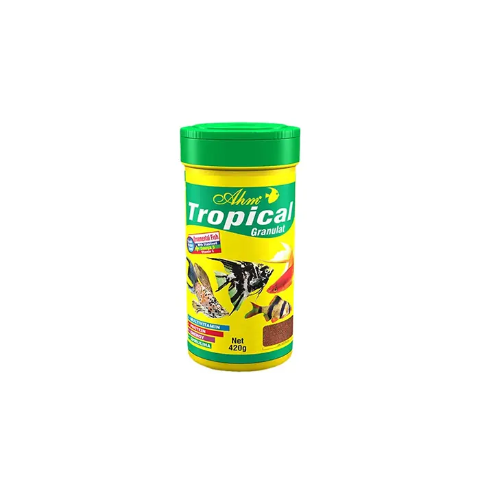 AHM Tropical Granulat Granül Tropik Balık Yemi 100 Ml